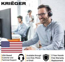 Load image into Gallery viewer, Krieger 400 Watt 12V DC to 110V AC Car Power Inverter, Modified Sine Wave, 2 Outlets, 2 USB Ports, Cigarette Lighter Plug & Clamps - ETL Certified to UL and CSA Standard.