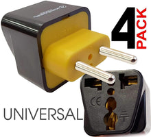 Load image into Gallery viewer, Krieger Plug Adapters Type C image of 4pack universal