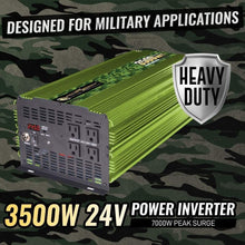 Load image into Gallery viewer, ML3500 Power Bright 3500 Watt 24V Power Inverter image of watts and voltage