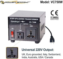 Load image into Gallery viewer, VC750W – 750 Watt image of universal output
