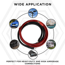 Load image into Gallery viewer, Power Bright 8-AWG6 8 AWG Gauge 6-Foot for wide applications perfect for heavy duty amperage.
