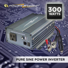 Load image into Gallery viewer, PowerBright Pure Sine Power Inverter 300 Watt image of 300 Watts pure sine power inverters
