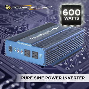 PowerBright 24 Volts Pure Sine Power Inverter 600 Watt image of 600 Watts pure sine power inverter