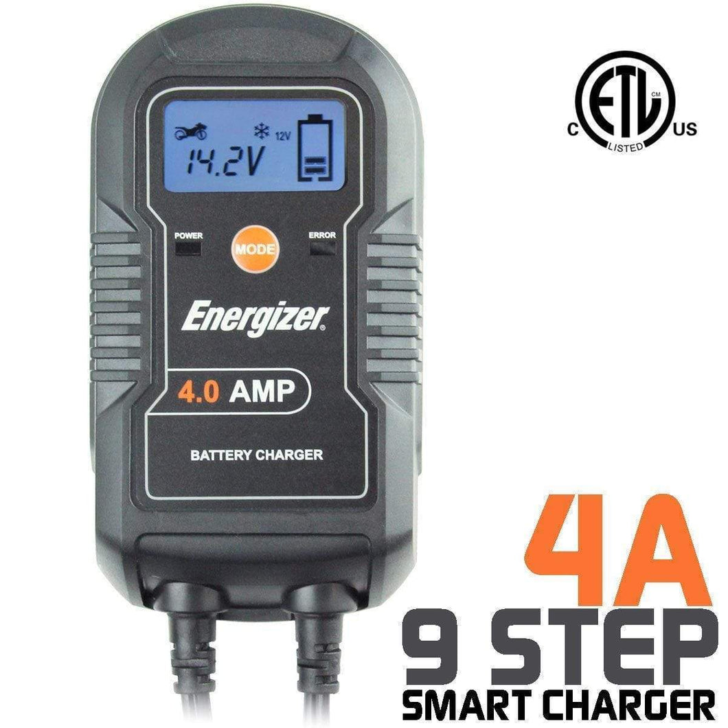 Energizer ENC4A - 4 Amp Multi-Stage 6v/12v $A 9 Step smart charger image