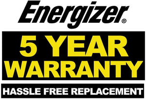 Energizer ENC8A 8-Amp Battery Charger 5 year warranty hassle free replacement