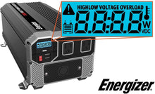 Load image into Gallery viewer, Energizer 3000 Watt 12V Power Inverter image of LCD features

