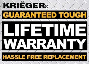 Krieger Plug Adapters 2-in-1 image of lifetime warranty