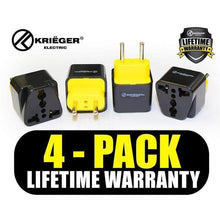 Load image into Gallery viewer, Krieger KR-EUR4 image of 4-pack lifetime warranty

