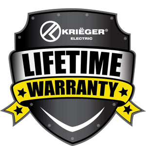 Krieger KR-IND4 image of lifetime warranty