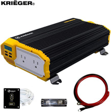 Load image into Gallery viewer, Krieger 1500 Watts Power Inverter 12V to 110V main image
