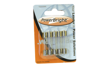 PowerBright F10A - 10 Amp Glass Fuse main image
