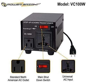 VC100W PowerBright (100W) image of features