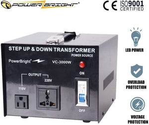 VC3000W PowerBright 3000 Watts Voltage Transformer image of product inclusion