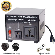 Load image into Gallery viewer, VC500W PowerBright Step Up &amp; Down Transformer main image
