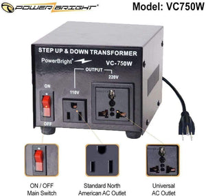 VC750W – 750 Watt image of features